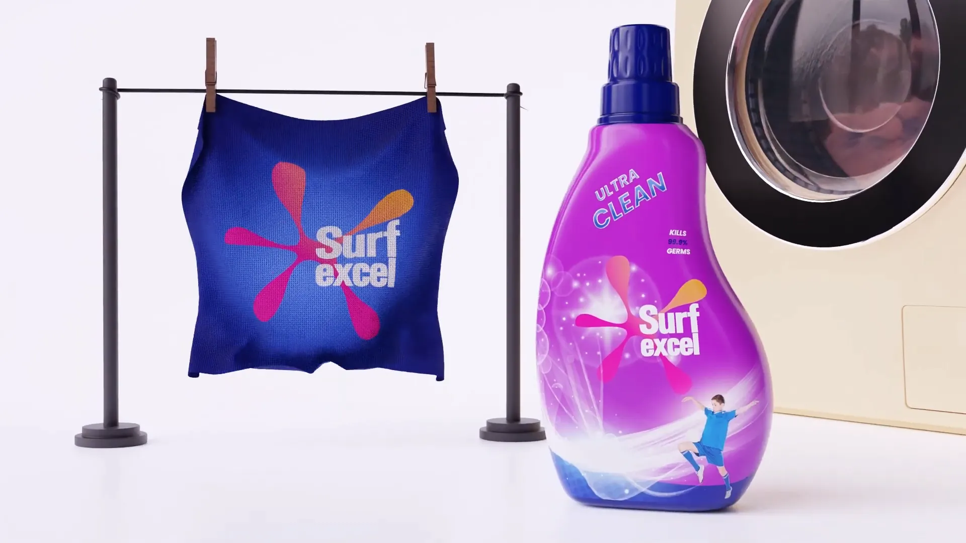 Surf Excel 3D Animation Portfolio